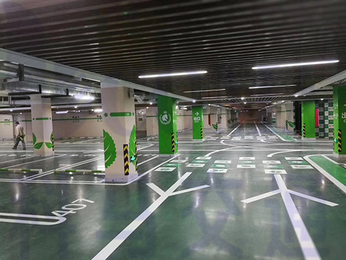 宝树台公寓停车场设计--停车场整体规划设计